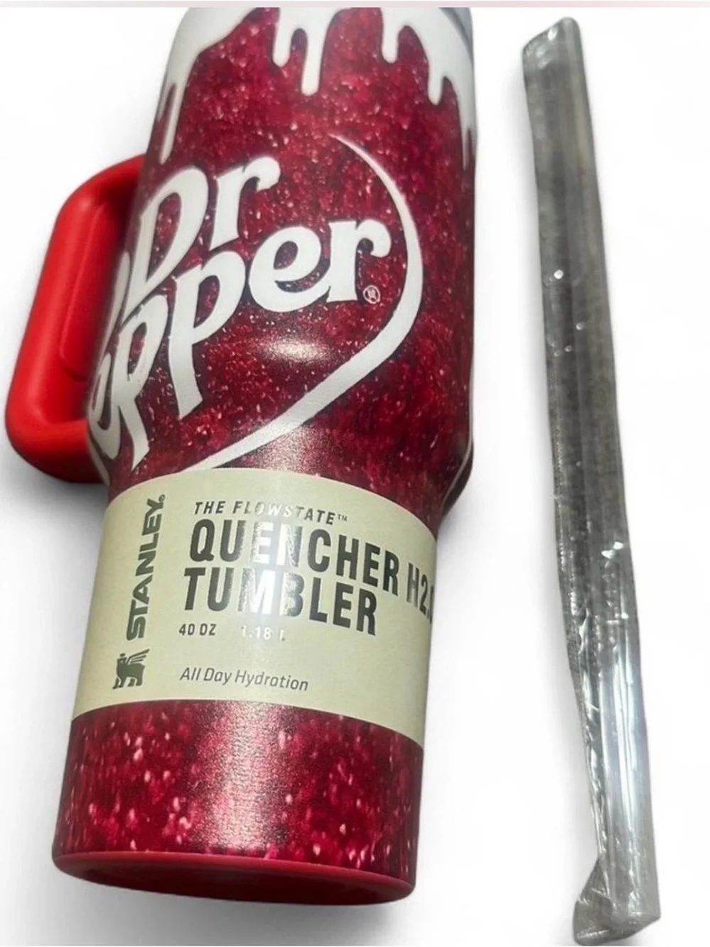 Stanley Dr Pepper red tumbler #drpepper #tumbler #gifting - Picture 2 of 3